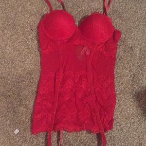 Red Victoria Secret lingerie